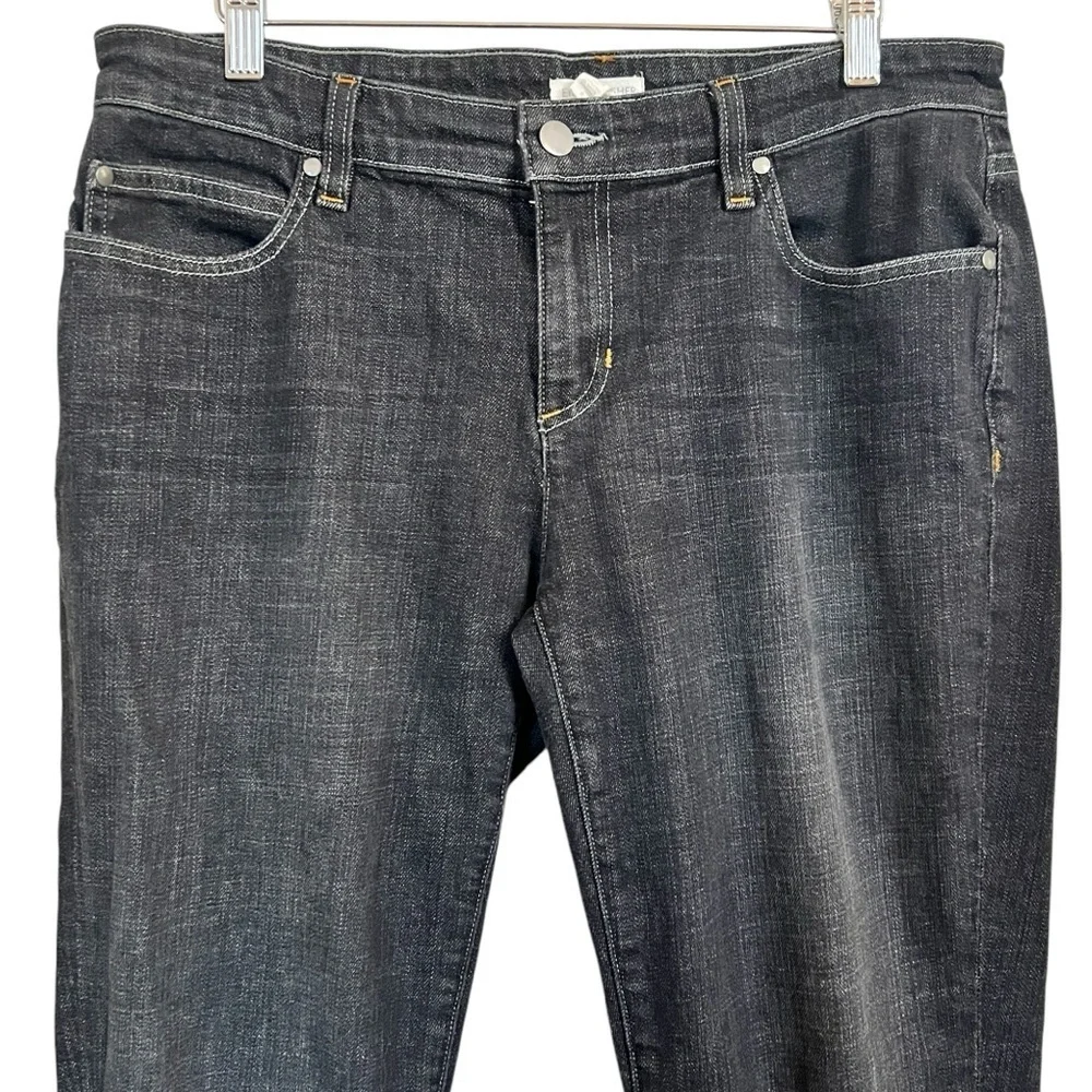 Eileen Fisher Women’s Black Denim Jeans Mid Rise Size 8